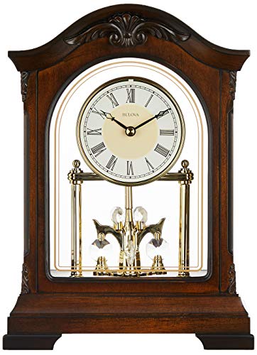Walnut Chiming Clock T253