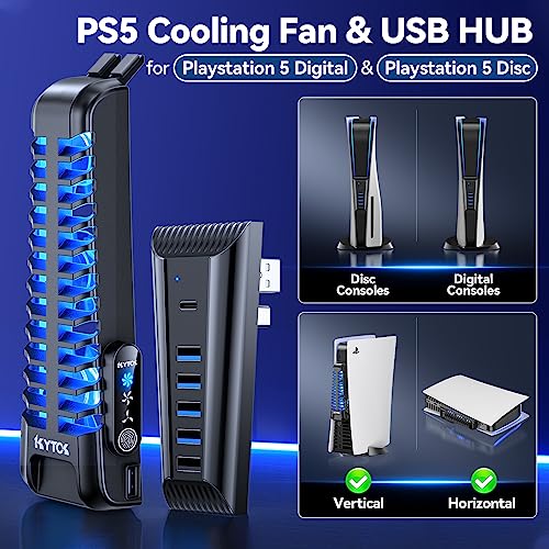 PS5 Cooling Fan with USB HUB M499652