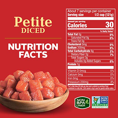 Petite Diced Tomatoes, 28 oz X464