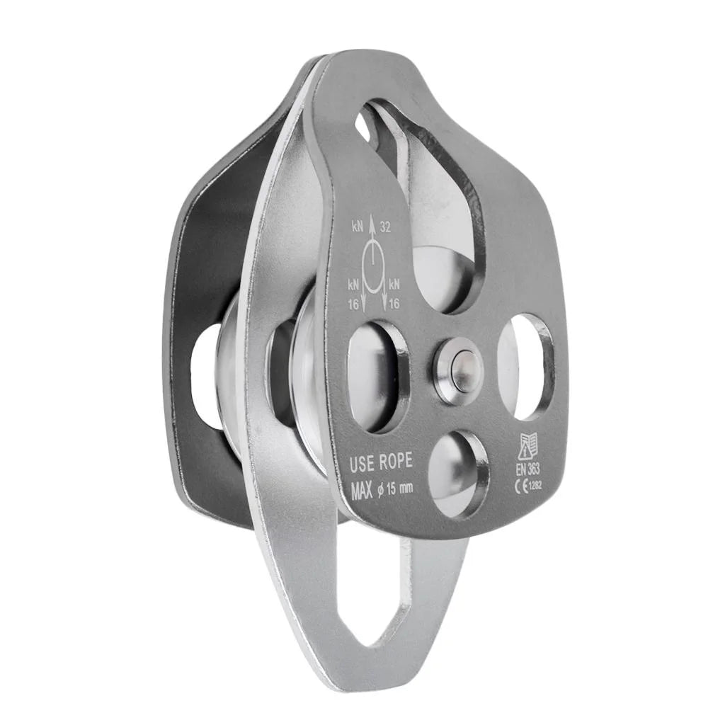Double Pulley For Hauling System Climb Dragging Tree Arborist Caving S9755