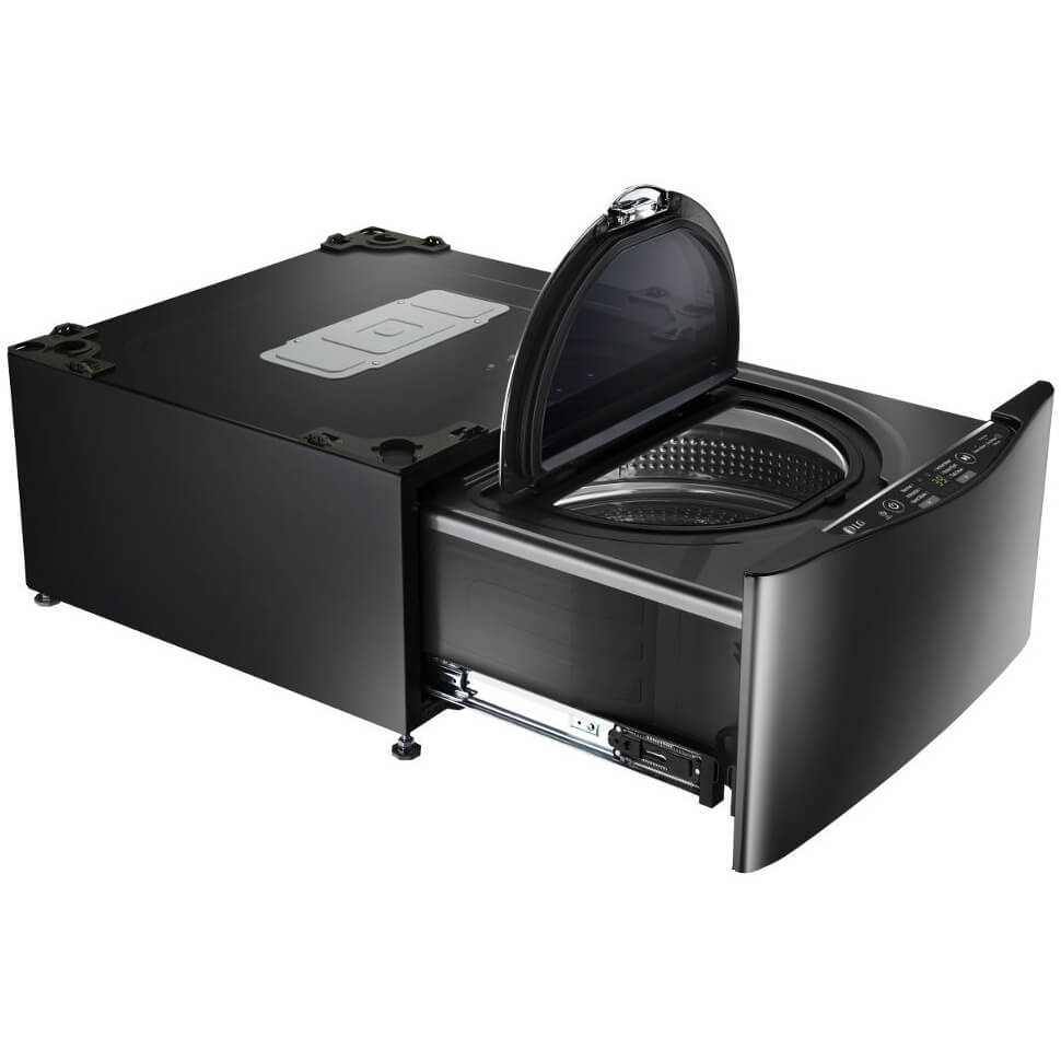 1.0 Cu. Ft. Black Stainless Pedestal Washer Z275
