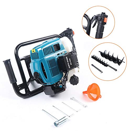 52cc Gas Powered Earth Auger Post Hole Digger Drill 4inch 6inch 8inch Bits N19035