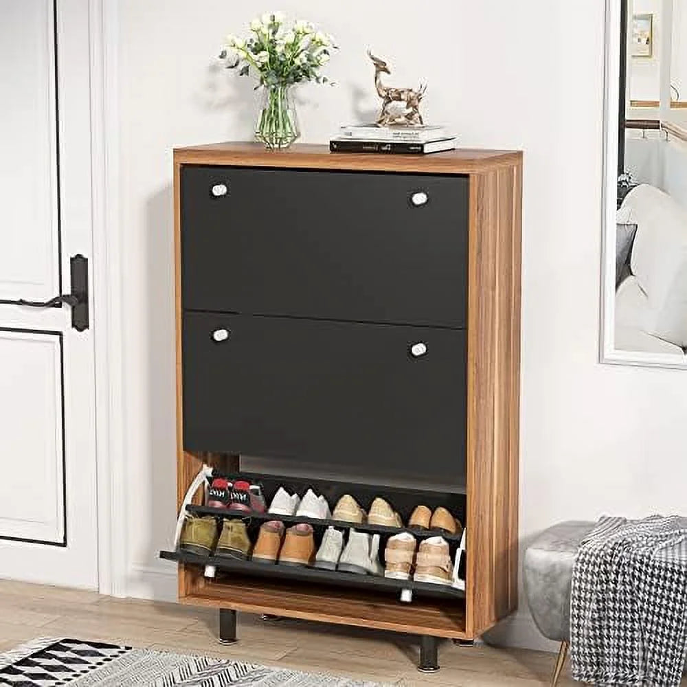 White 3 Drawer Shoe Cabinet L843