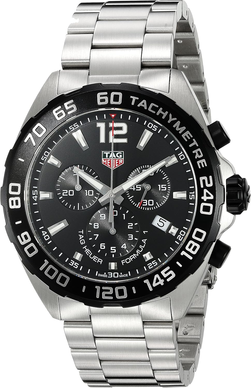 Silver-Toned Stainless Steel Dress Watch O9627