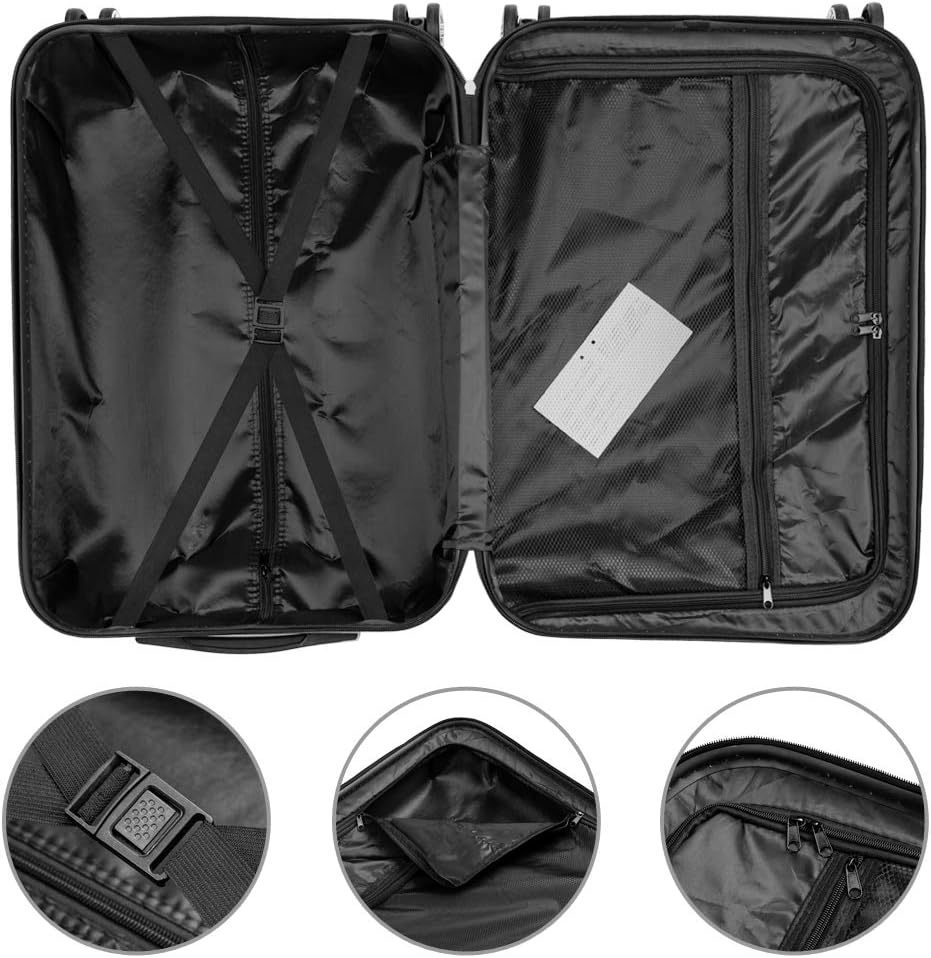 Navy Blue Hardshell Spinner Wheel Luggage 3 Piece Set X449847