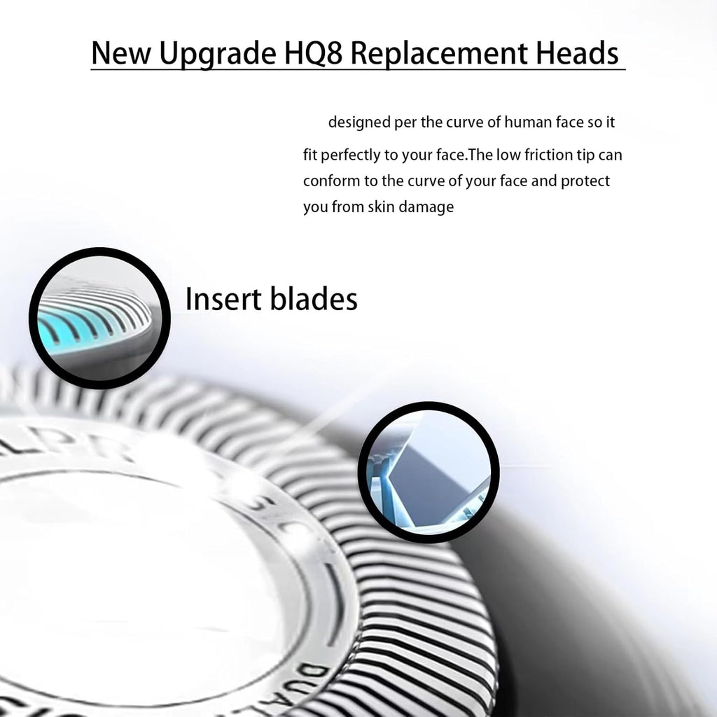 6 Pack Replacement Blades for Norelco Aquatec Shavers G6985