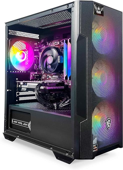Desktop PC Ryzen 5 5500, RTX 3050 6GB, 16 GB RAM, SSD 480GB M.2 NVME, Mouse and Keyboard Y421