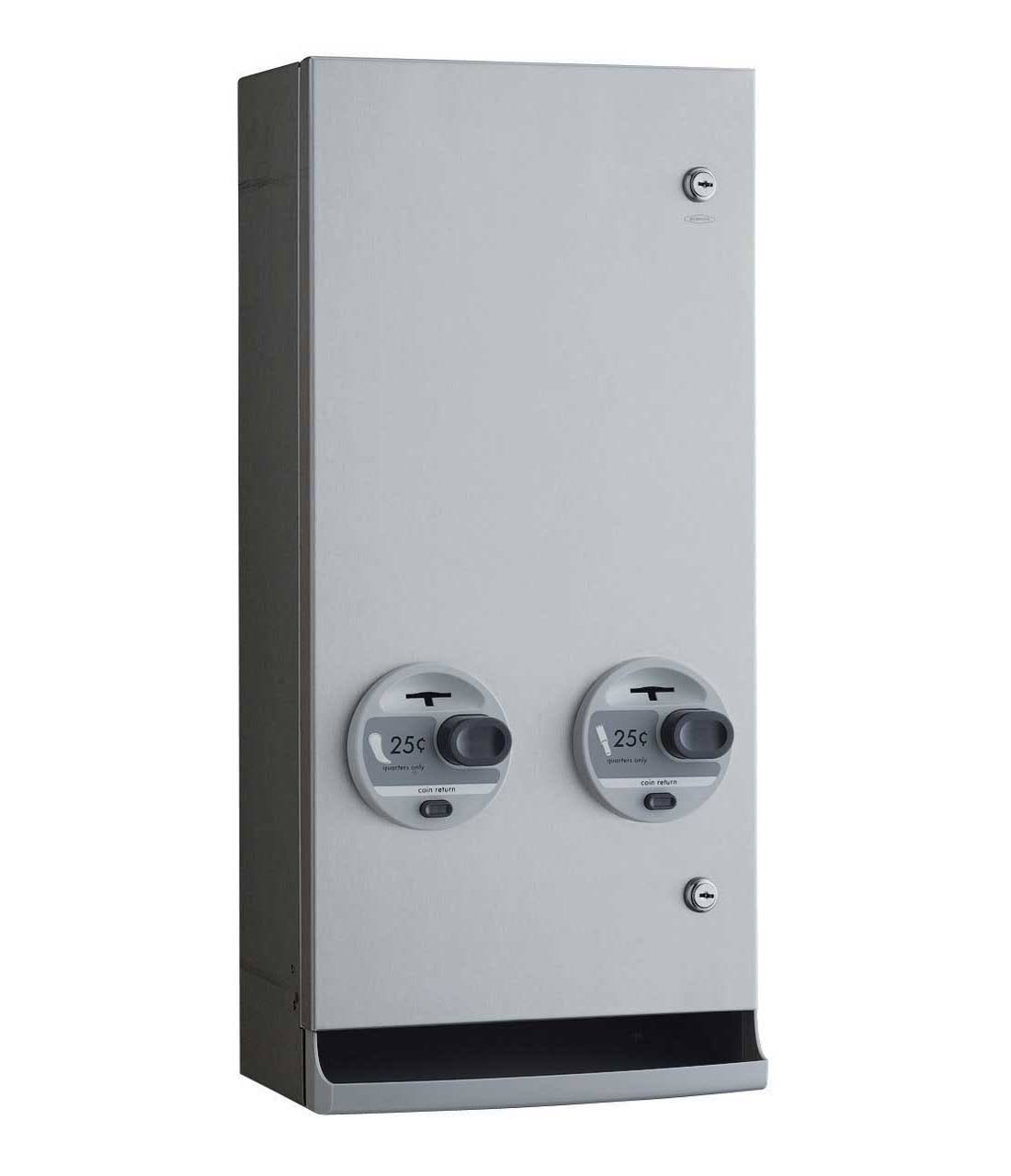 Surface Mounted Sanitary Napkin and Tampon Vendor B9219
