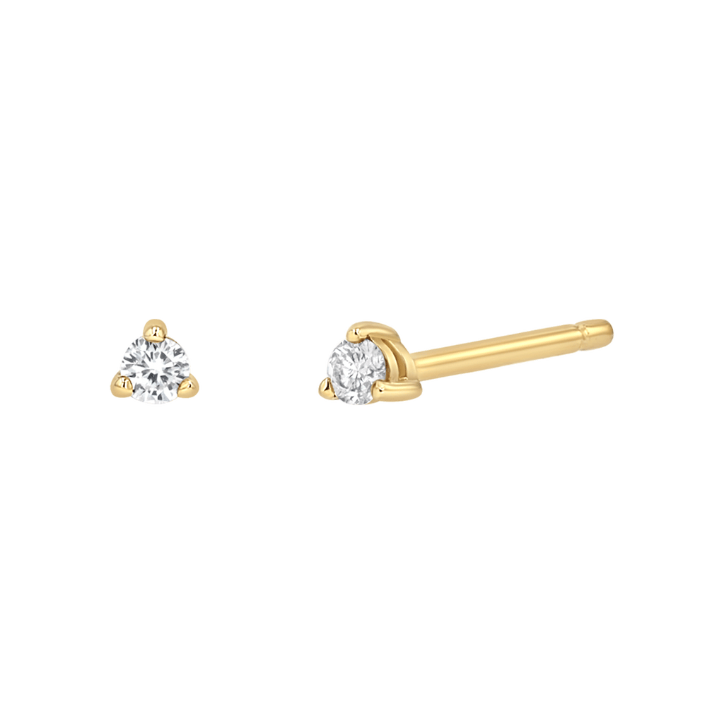 Tiny Diamond Studs S906