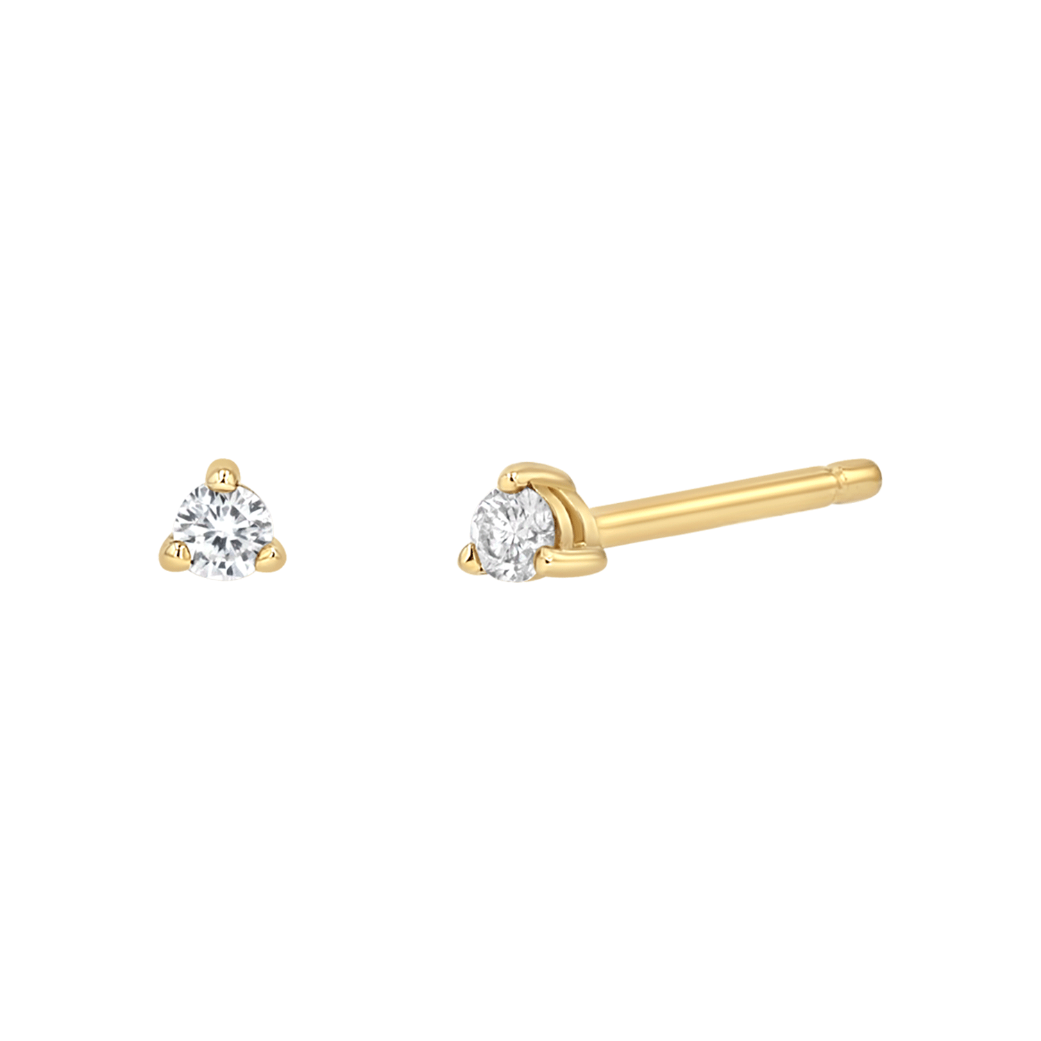 Tiny Diamond Studs S906