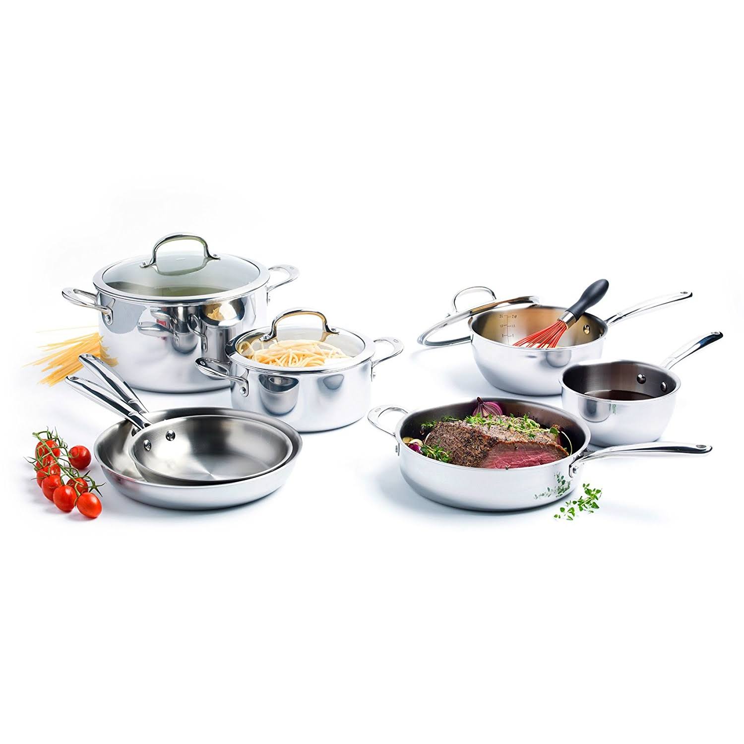 13-Piece Stainless Steel Cookware Set N13975