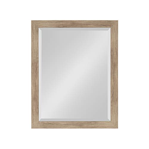 Rustic Brown Framed Rectangle Wall Mirror Y29537