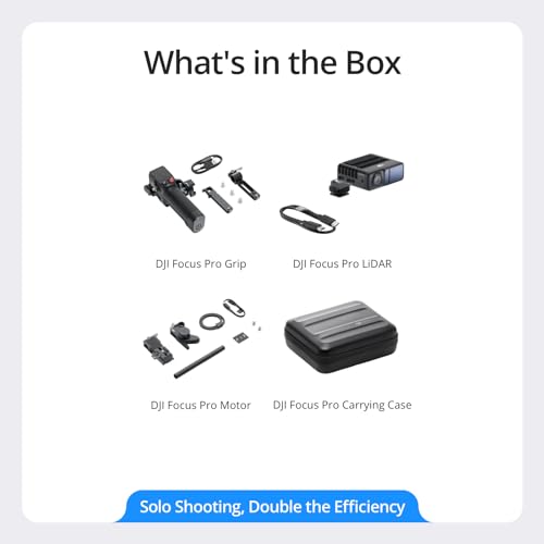 Focus Pro Creator Combo, AMF Lens Control System, 20-Meter Subject Focusing, 76,800 LiDAR Ranging Points, AI Recognition, FIZ Lens Control Hand Unit N4541