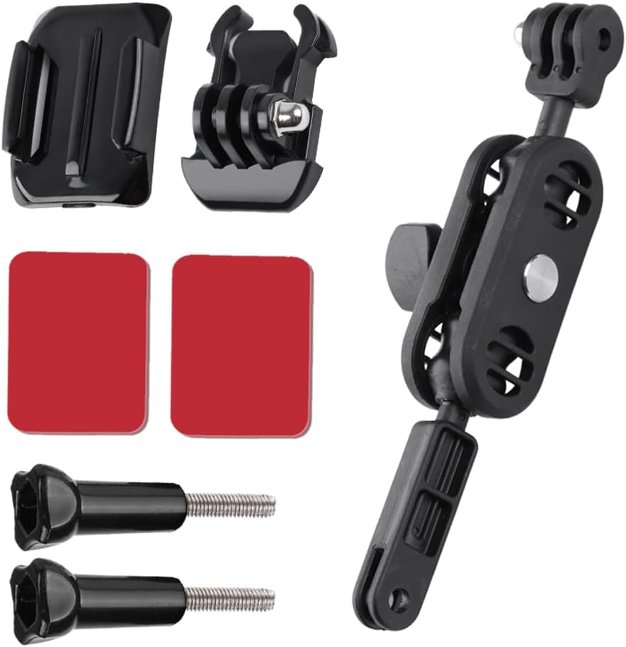 Motorcycle Helmet Chin 360° Double Ball Head Mount Kit for GoPro Hero Z352072