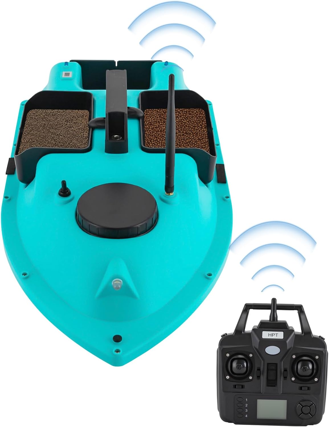 RC Fishing Bait Boat with Remote Control & LCD Screen F67631