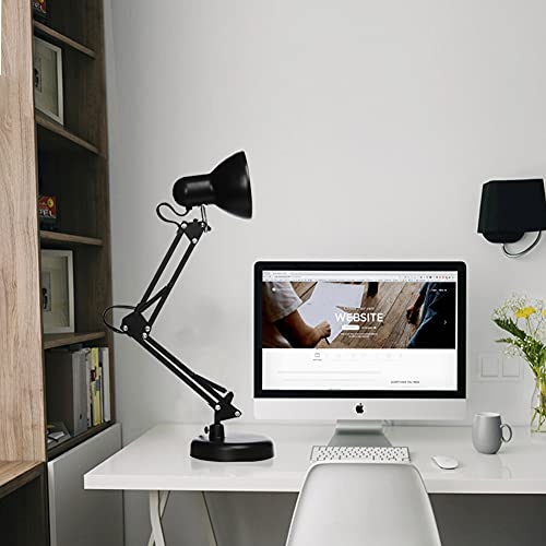 Led Desk Lamp with Clamp, Swing Arm, Folding Table Lamp X4384