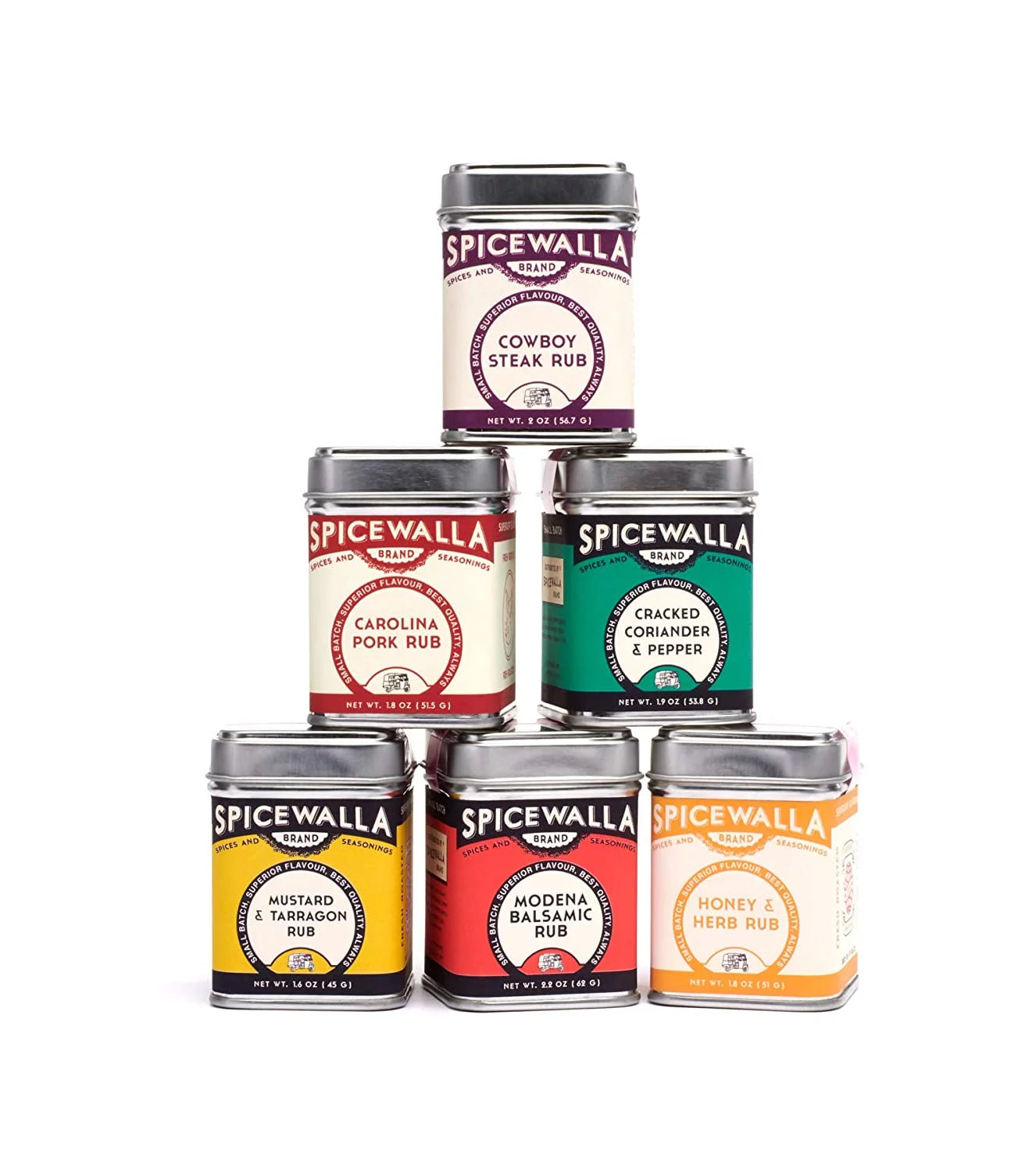 6 Pack Grill Seasonings and Rubs G467