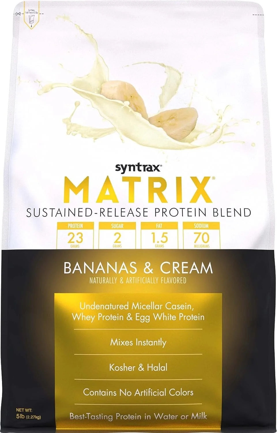 Banana Cream Protein Powder Blend - 5 lbs J314013