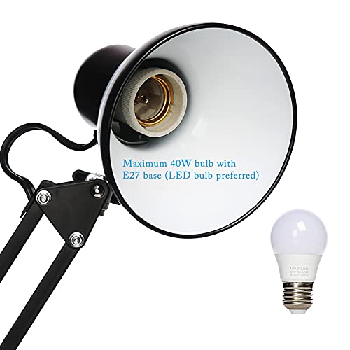 Led Desk Lamp with Clamp, Swing Arm, Folding Table Lamp X4384