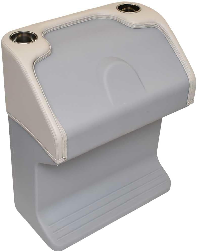 Gray Pontoon Boat Steering Console H5656