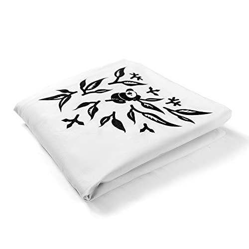 100% Cotton Fitted Sheets, Pebble Grey and White, Crib, 2 Count U336759