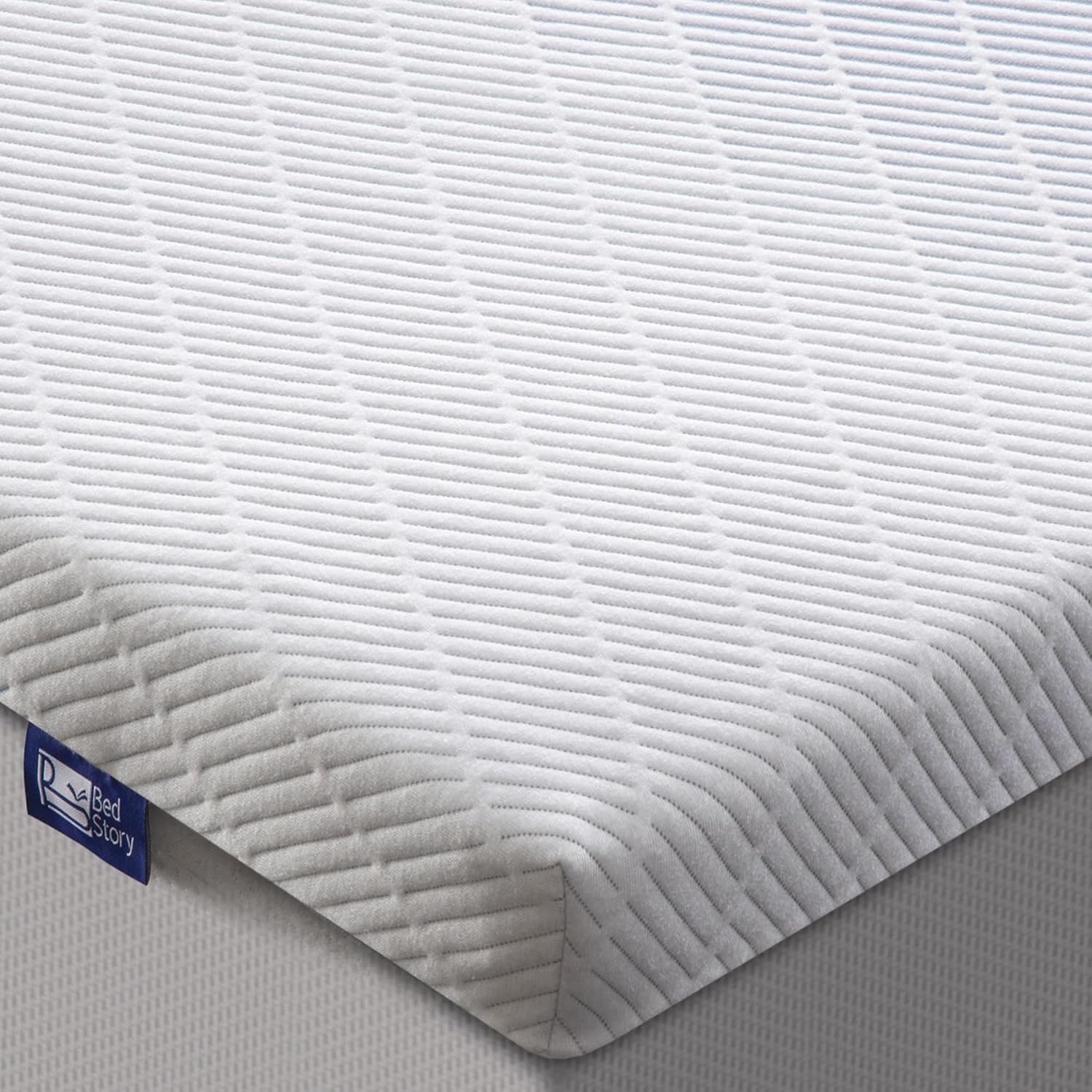 4 Inch Firm Twin Size Memory Foam Mattress Topper with Cooling Gel I83606