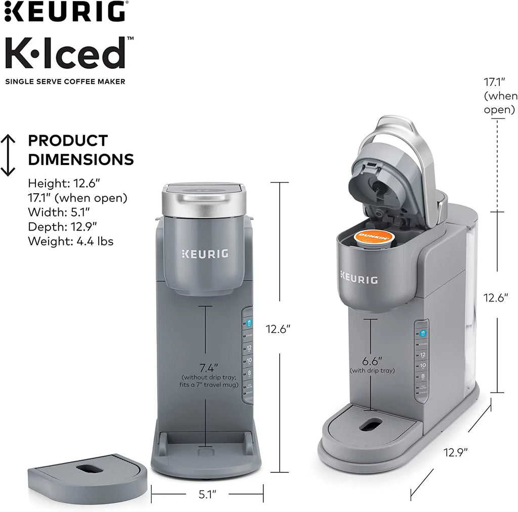 Gray Single Serve Coffee Maker V84129