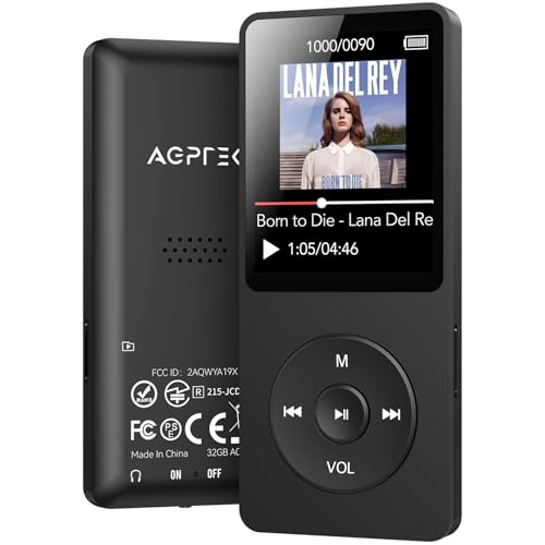 MP3 Player with Bluetooth, 1.8 inch Screen, 32GB F97719