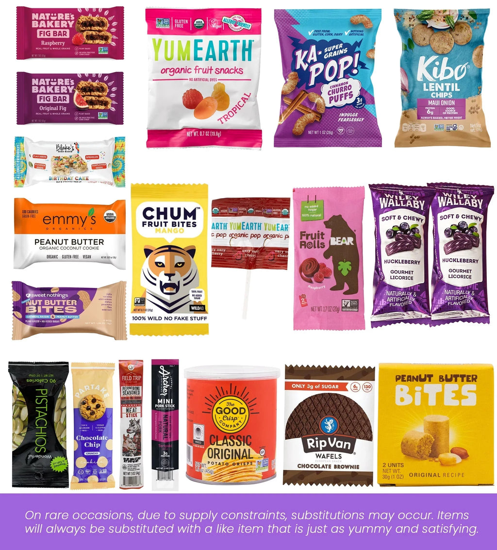 Healthy High Protein Snacks Sampler Basket E417