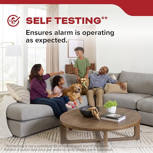 Hardwired Smoke Detector with 10-Year Battery Backup P301