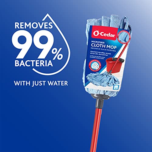 Blue/Red Microfiber Wet Mop I600301