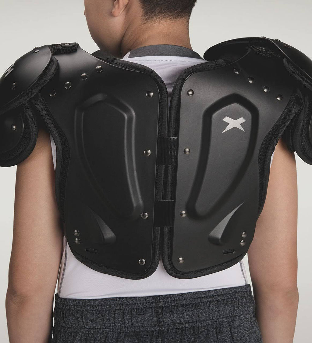 Black Youth Football Shoulder Pads M9337