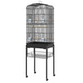 Black Metal Bird Cage with Rolling Stand N9743