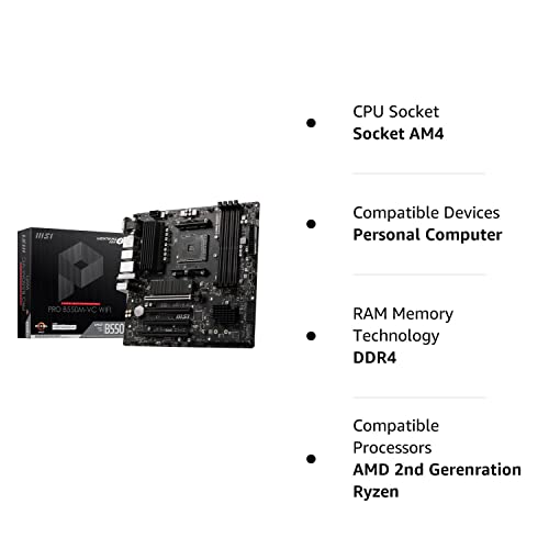 B550M Micro-ATX Motherboard with Wi-Fi F7181