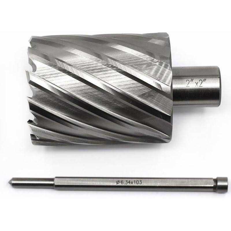 3/4 Inch Weldon Shank 2 Cutting Diameter 2 Cutting Depth HSS Annular Cutter A7847