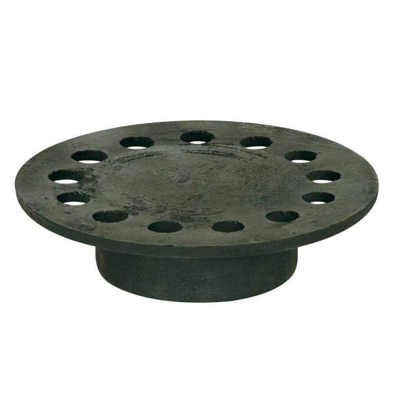 5 in. Weathered Round Cast Iron Floor Drain Strainer C3452