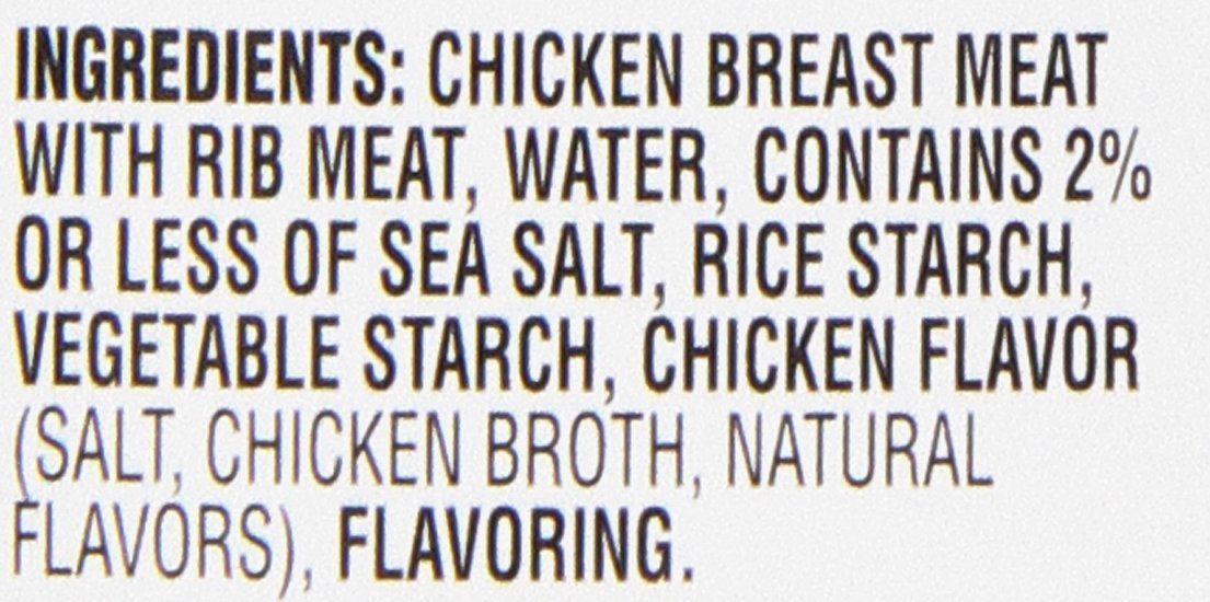 5 Oz Pack of 4 White Chicken in Water G127322