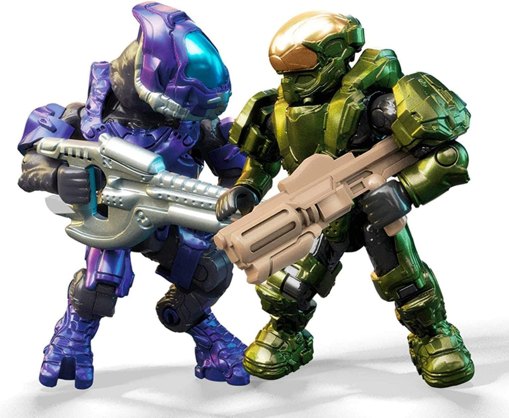 Mega Construx Halo Spartan-IV Team Battle Micro Action Figure Building Set Z63528