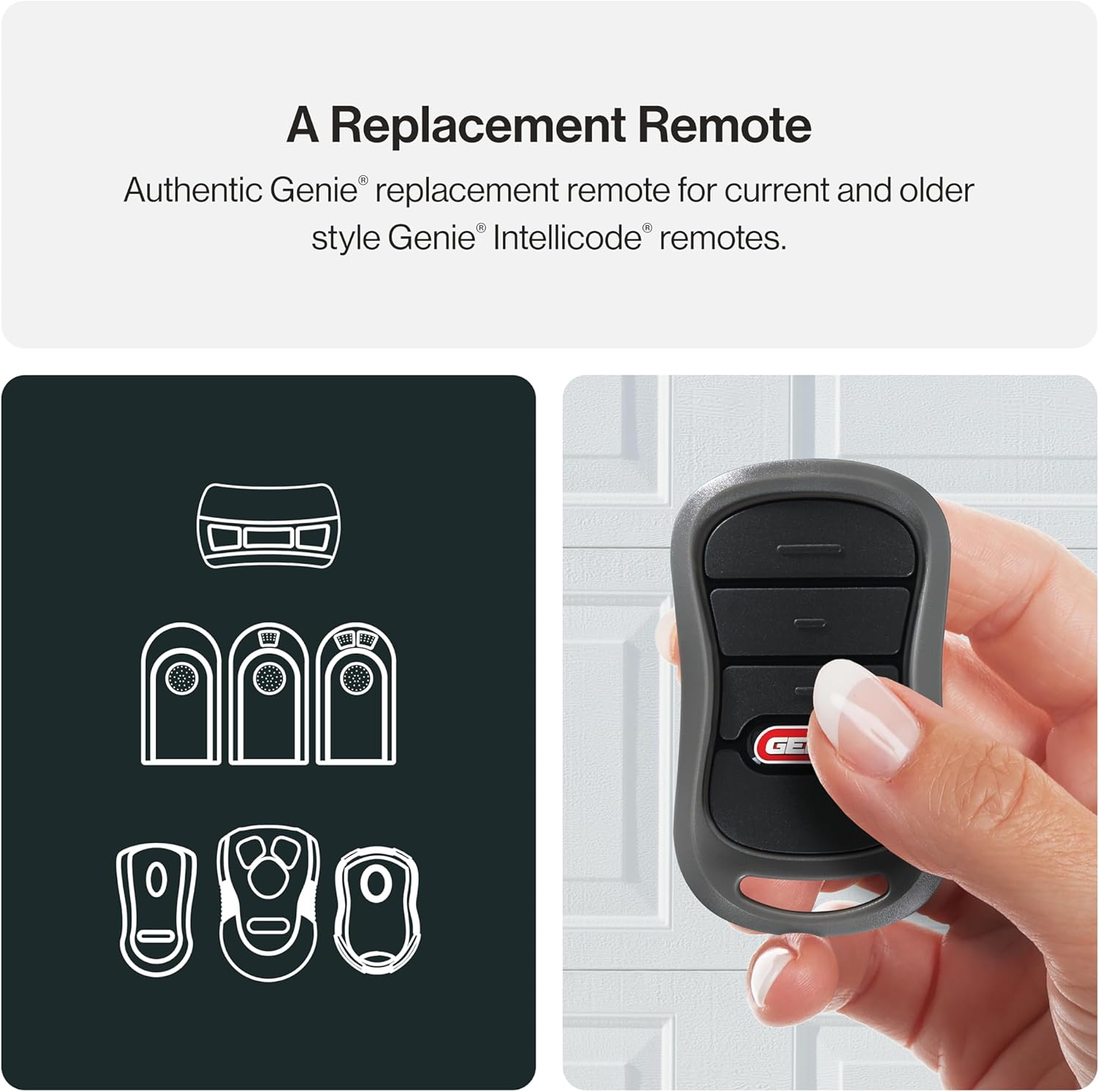 Garage Door Opener Remote, 3-Button, Single Pack C213