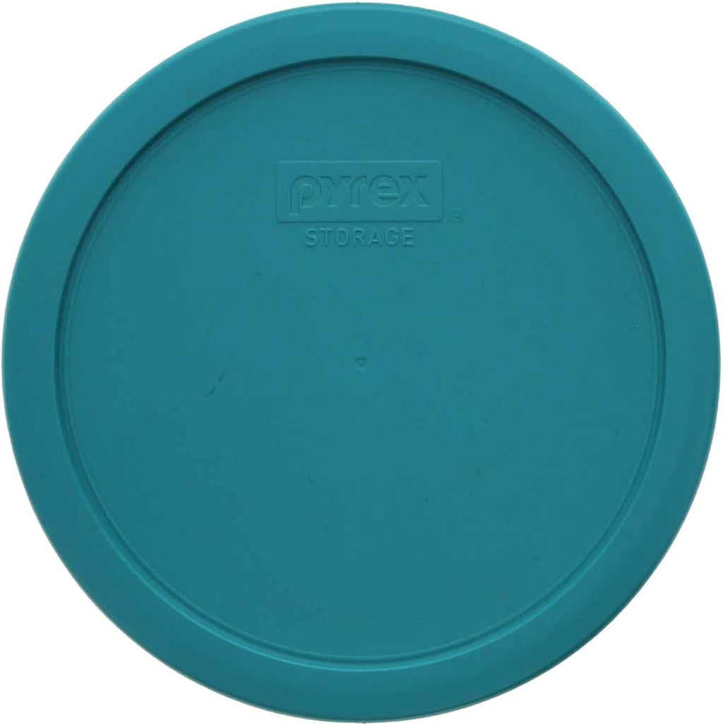 7-Cup Turquoise Plastic Food Storage Lid, 2 Pack B7238