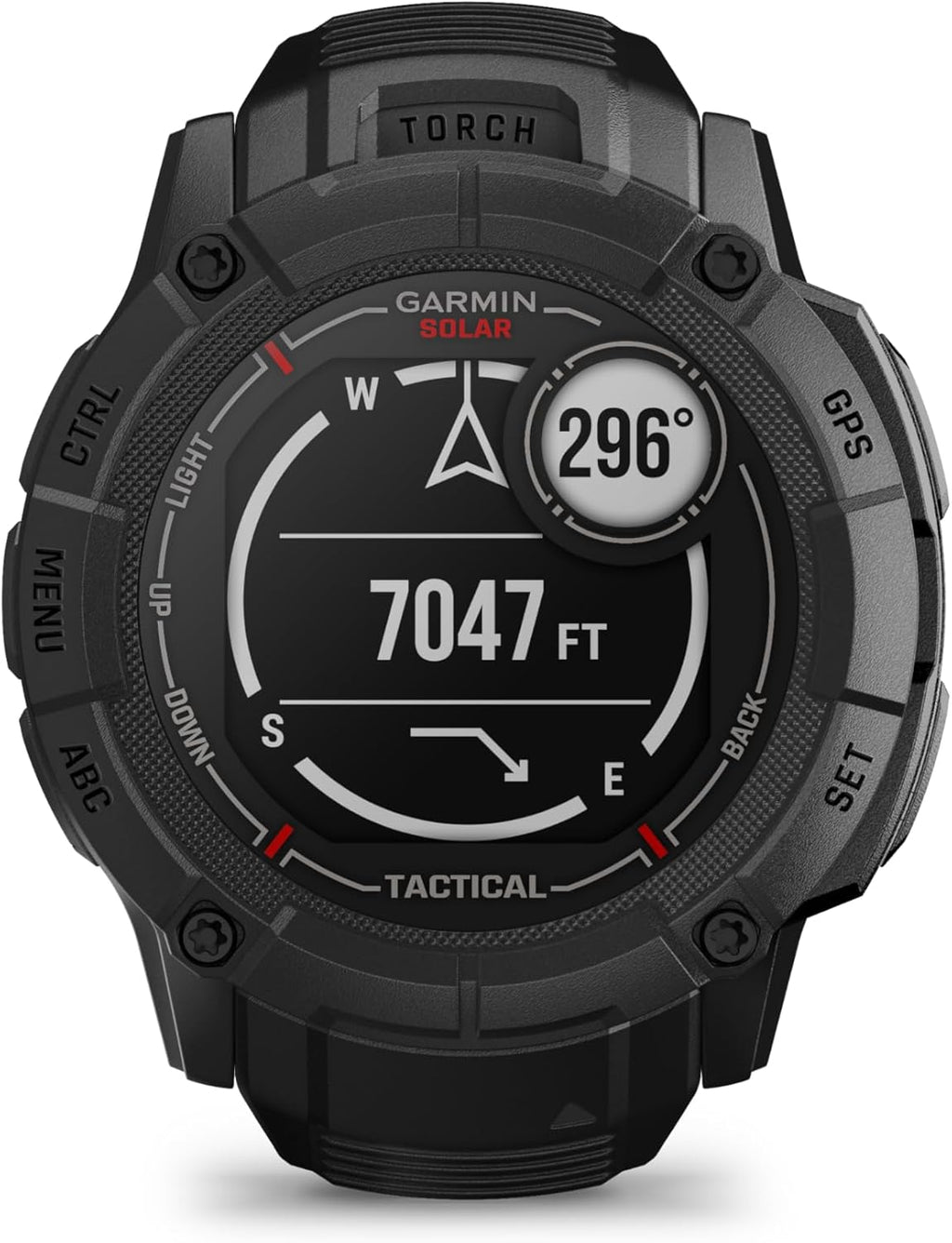 Rugged Outdoor GPS Smartwatch with Solar Charging Capability X7963