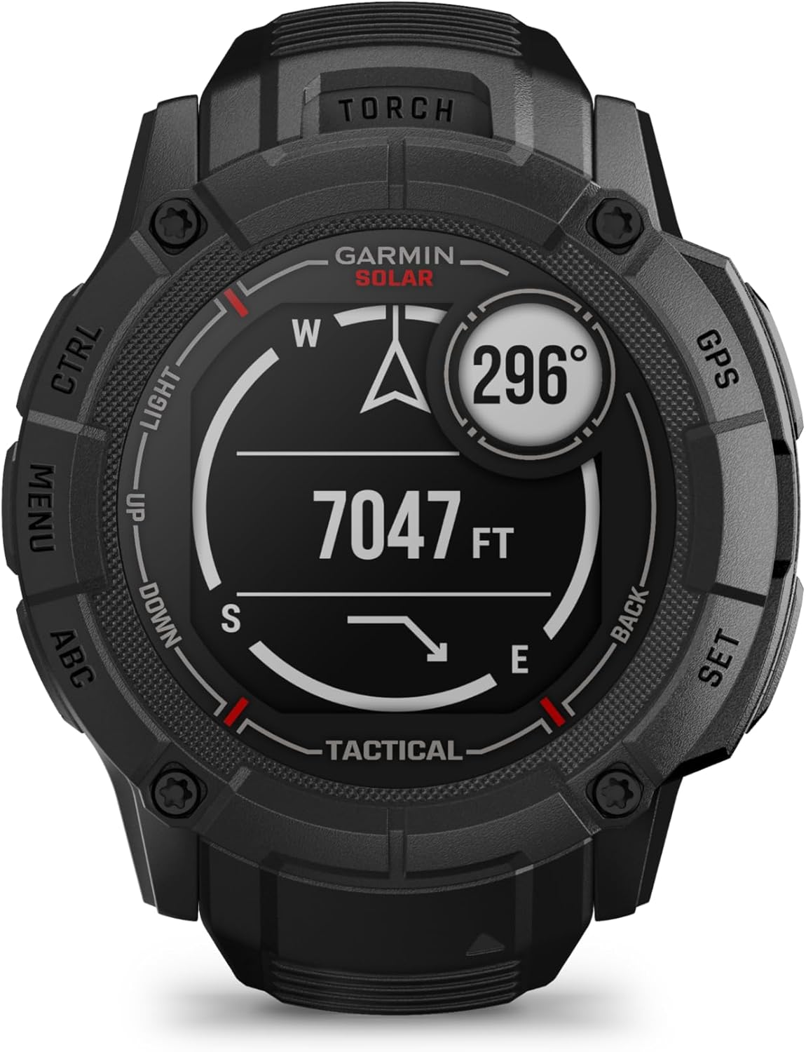 Rugged Outdoor GPS Smartwatch with Solar Charging Capability X7963