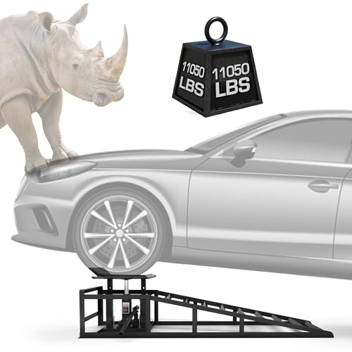 Black Heavy Duty Steel Car Ramps 2 Pack A8662