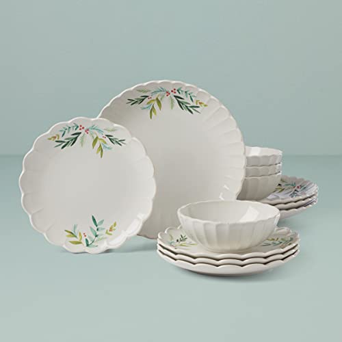 12-Piece White Dinnerware Set U939281