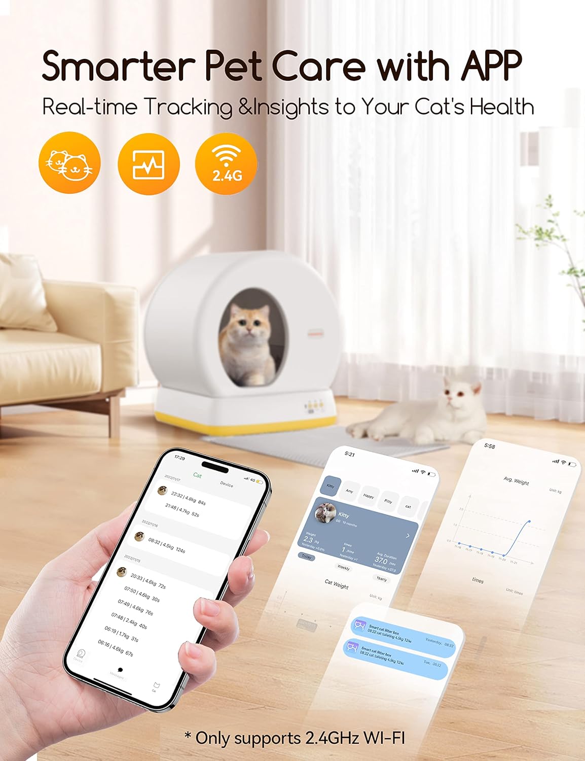 Self-Cleaning Automatic Cat Litter Box M9237