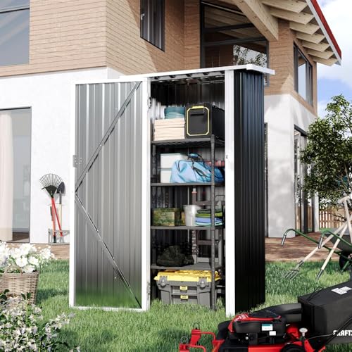 6.2x4 FT Metal Garden Storage Shed B32485