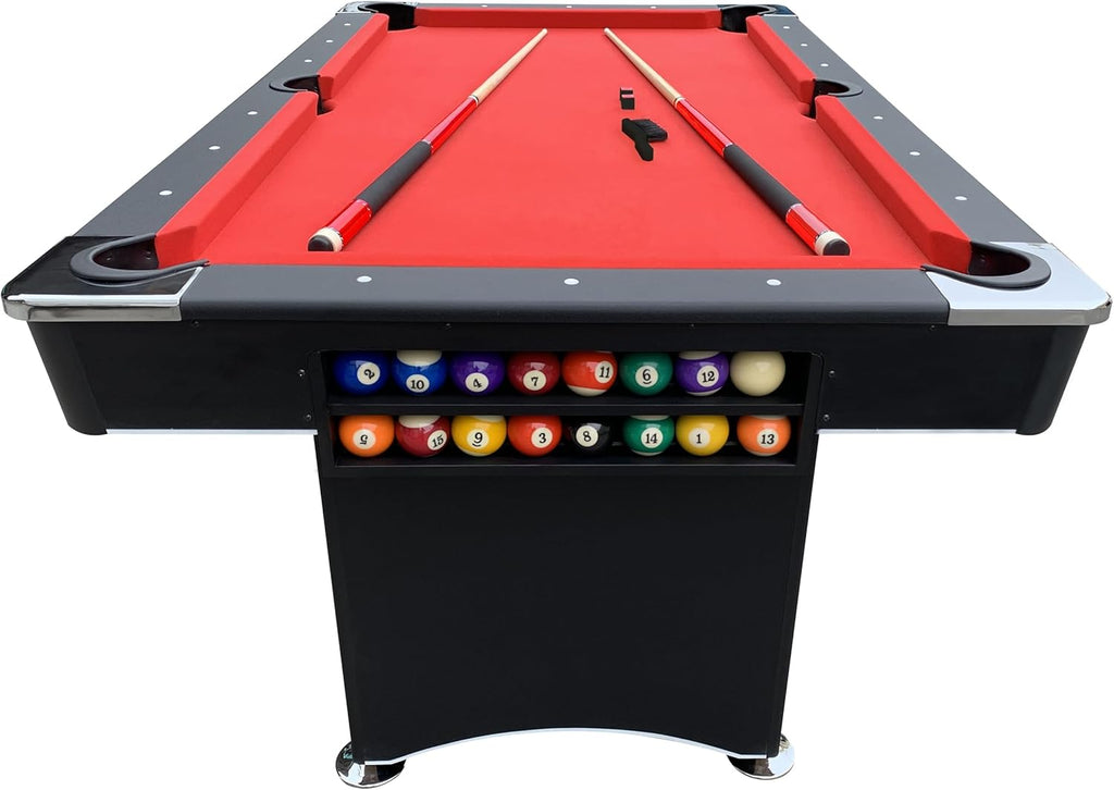 6 FT Portable Pool Table Set T806583