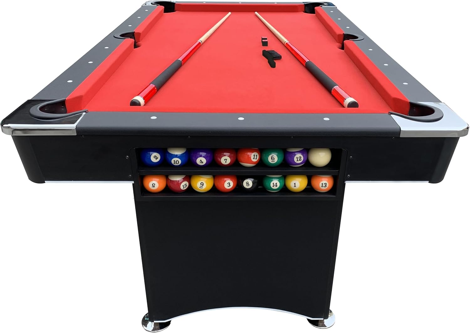 6 FT Portable Pool Table Set T806583