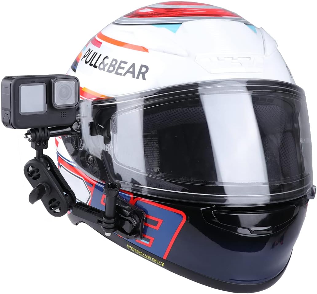 Motorcycle Helmet Chin 360° Double Ball Head Mount Kit for GoPro Hero Z352072