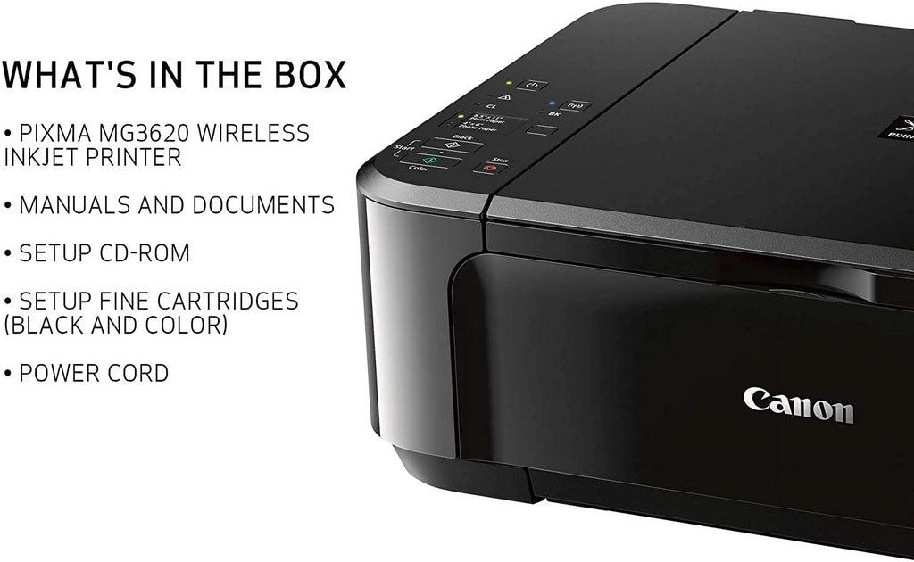 Black Wireless All-In-One Color Inkjet Printer B9833